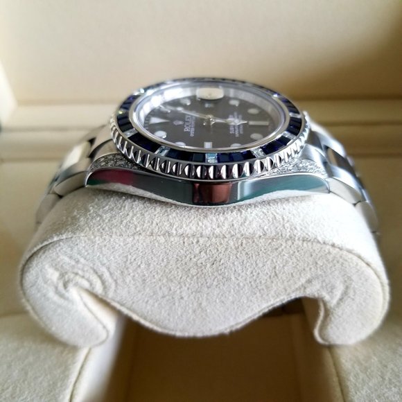 Rolex Submariner 116610LN Diamonds Steel Sapphire - Picture 3 of 8